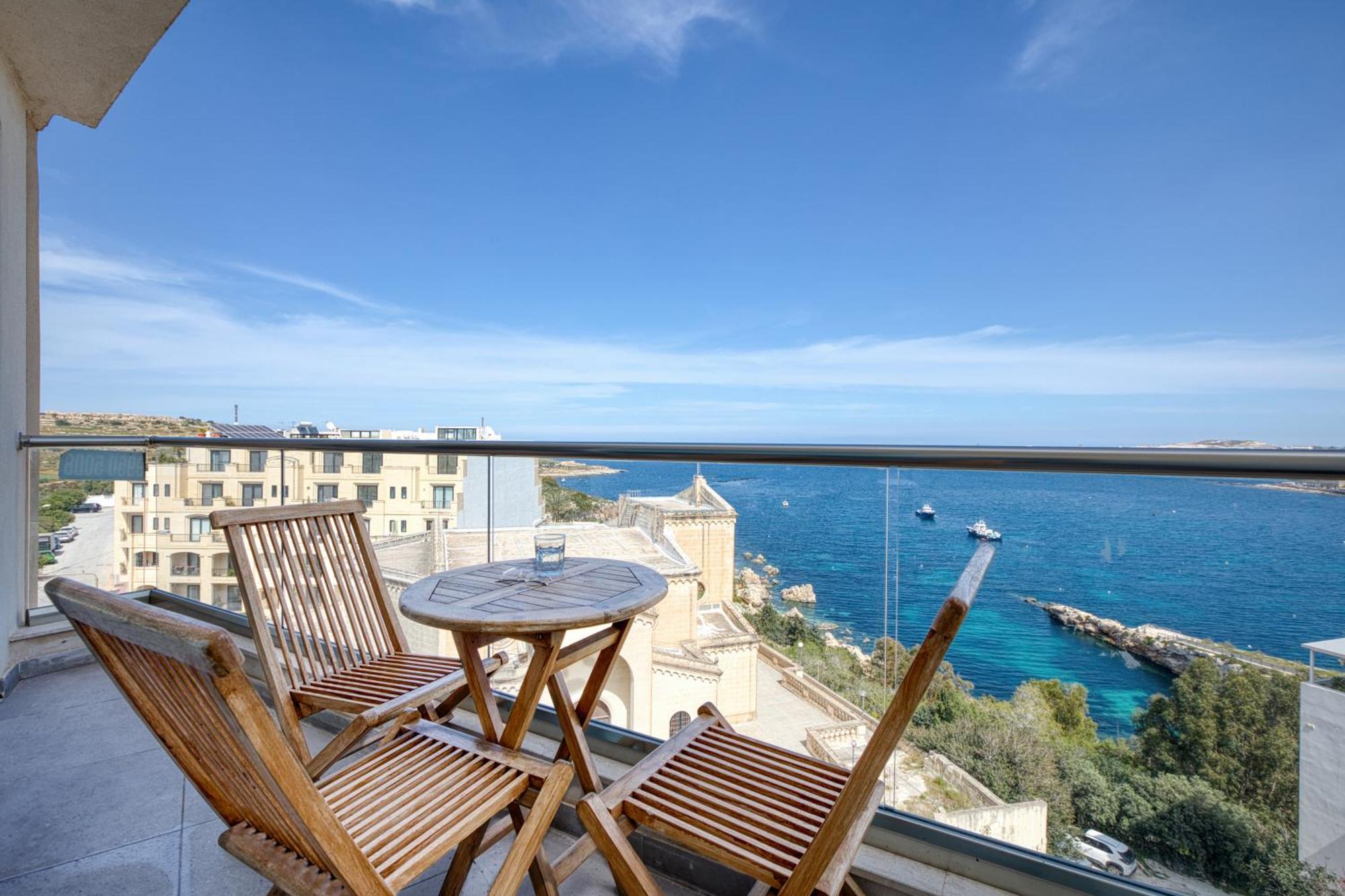 Blu Mar Sea View Apartments St. Paul's Bay Exterior foto